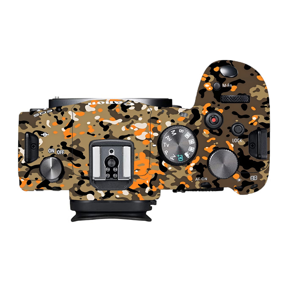 Orange Brown Spot  Canon EOS R6 Mark I Camera Skins