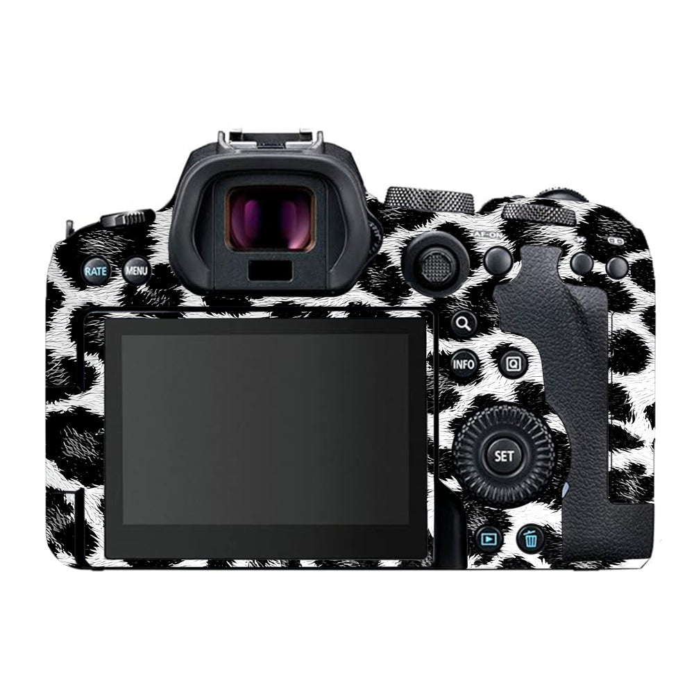 Snow Leopard Spots Canon EOS R6 Mark I Camera Skins