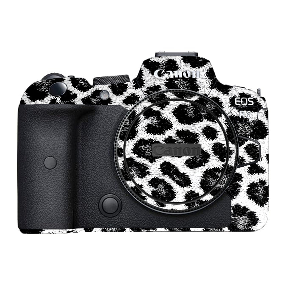 Snow Leopard Spots Canon EOS R6 Mark I Camera Skins