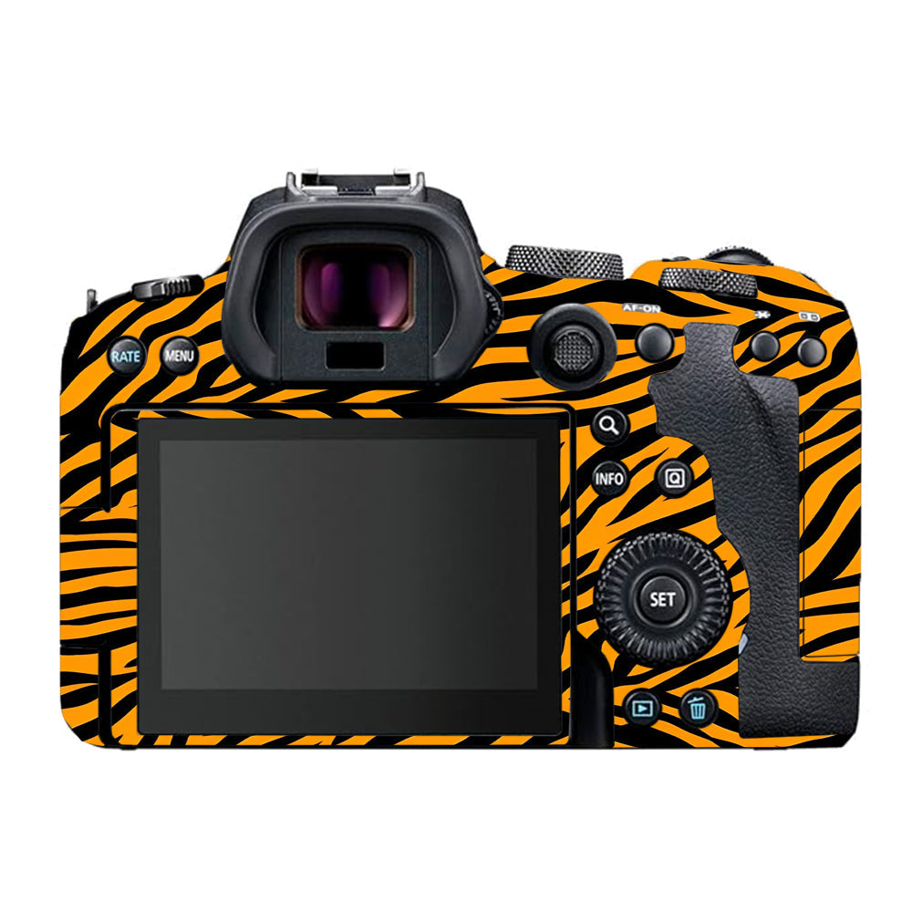 Zebra Gold Pattern Canon EOS R6 Mark I Camera Skins