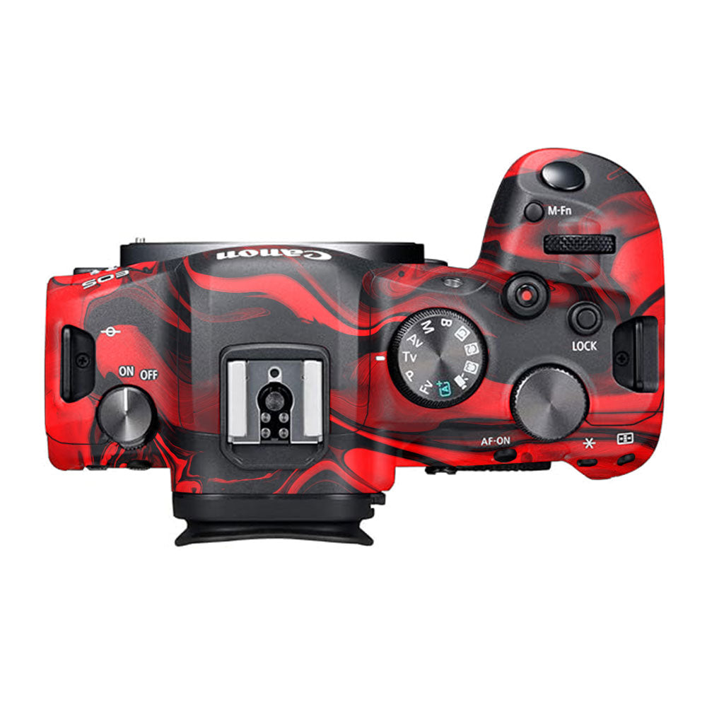 Red Lava Flow Canon EOS R6 Mark I Camera Skin