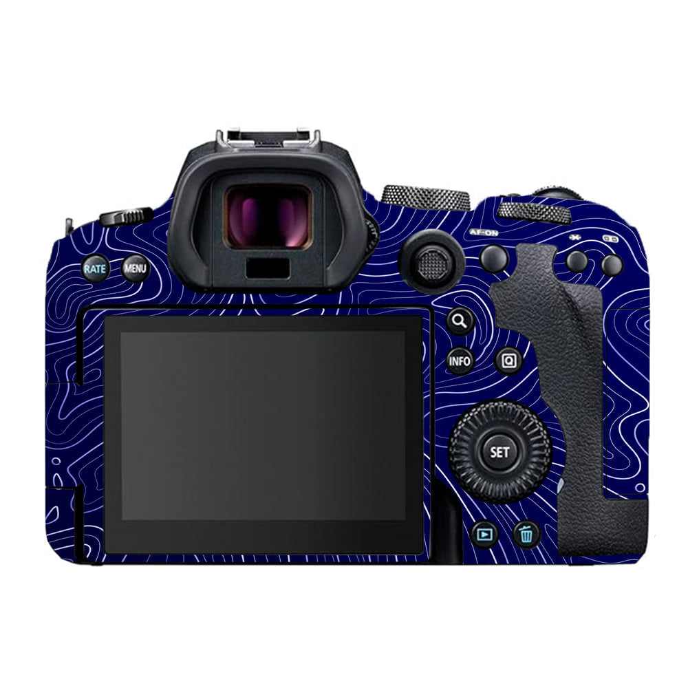 Deep Blue Contour Canon EOS R6 Mark I Camera Skins