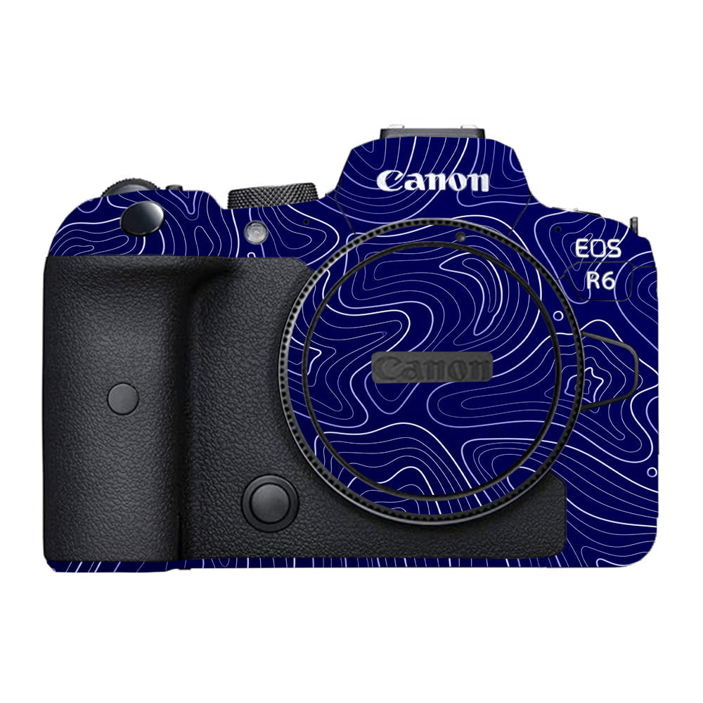 Deep Blue Contour Canon EOS R6 Mark I Camera Skins