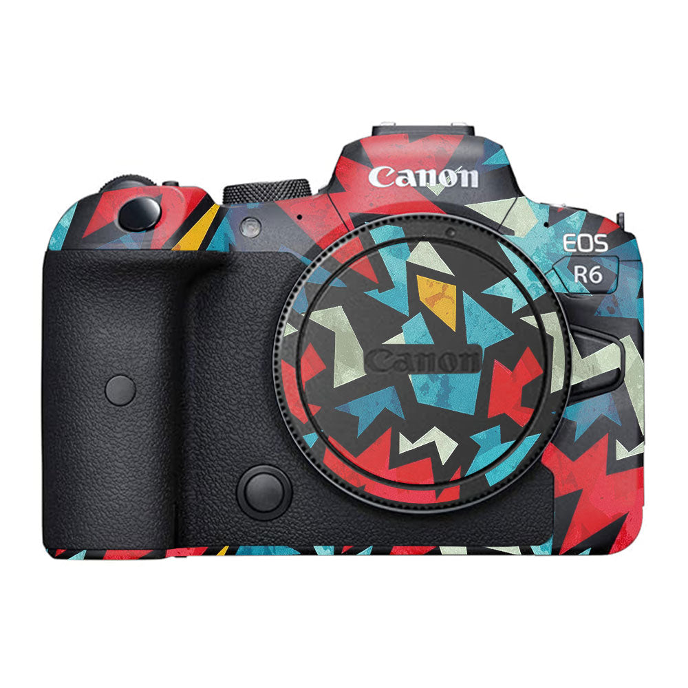 Pop Art Lightning Canon EOS R6 Mark I Camera Skin