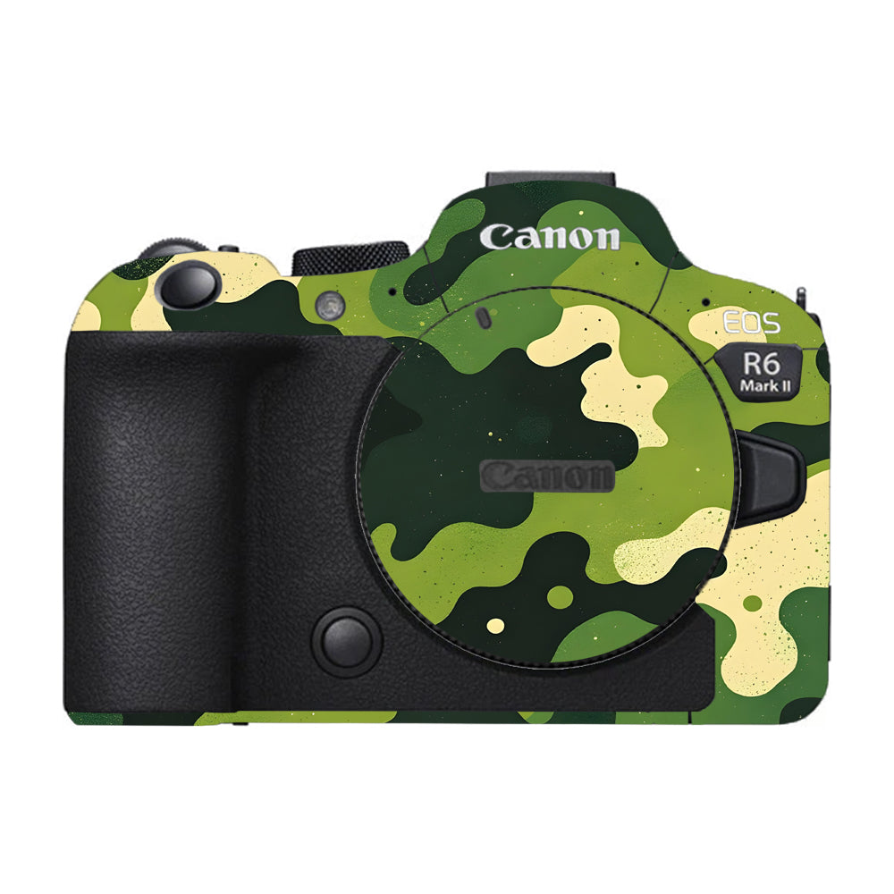 Camouflage Pattern Canon EOS R6 Mark II Camera Skins