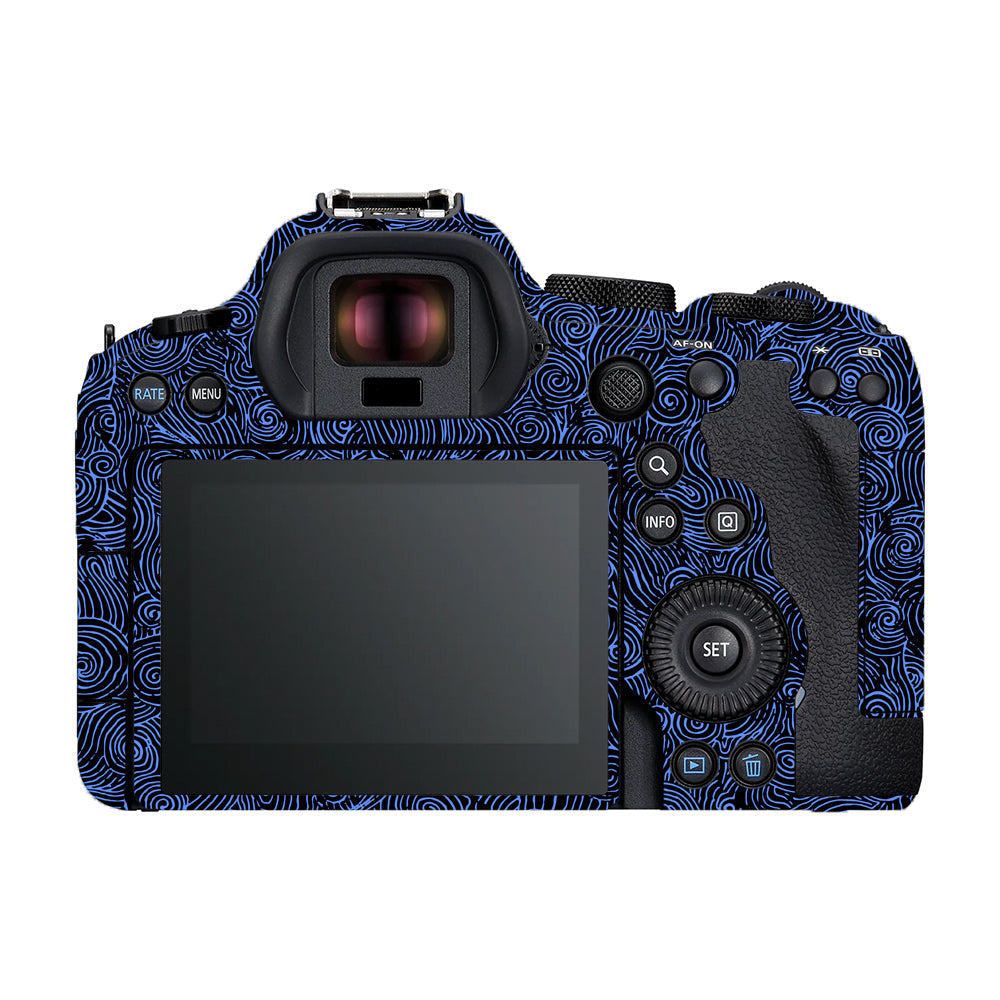 Blue Spirals Canon EOS R6 Mark II Camera Skins