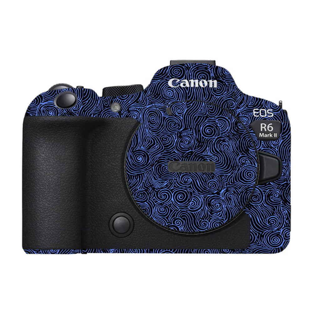 Blue Spirals Canon EOS R6 Mark II Camera Skins