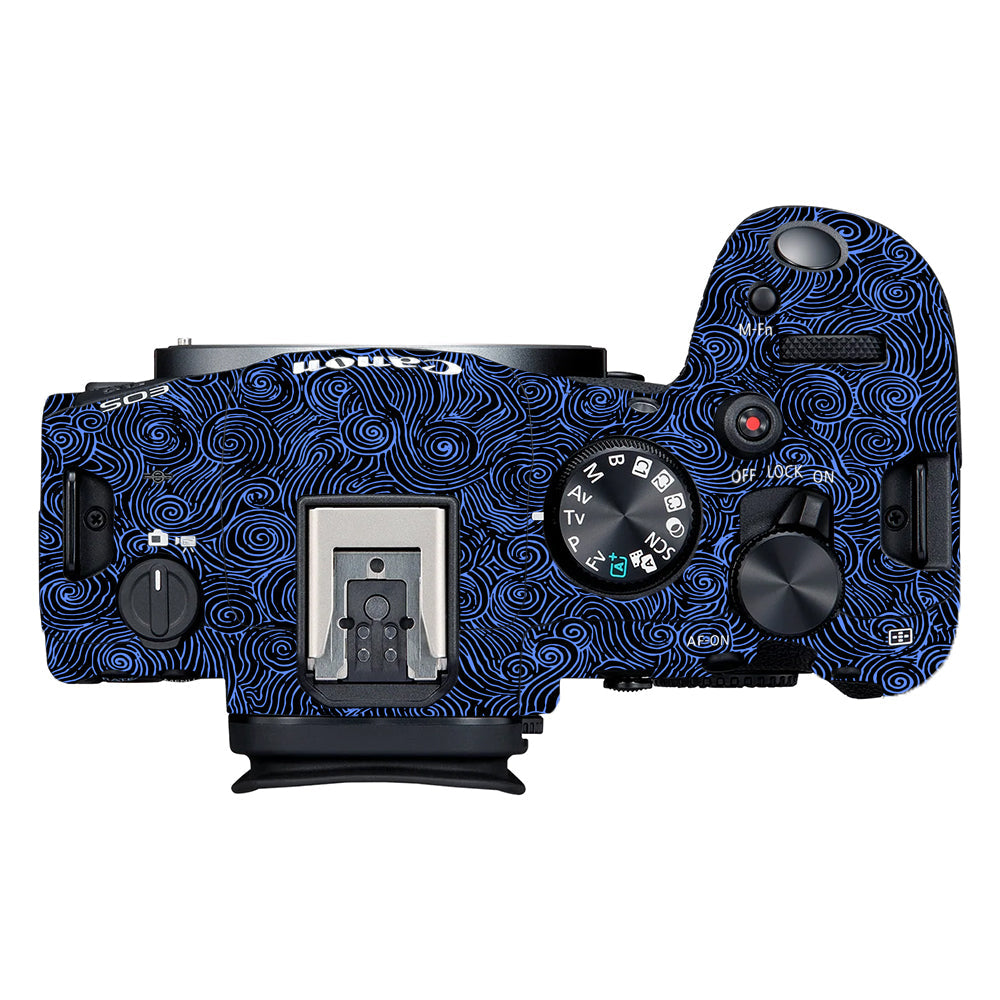 Blue Spirals Canon EOS R6 Mark II Camera Skins