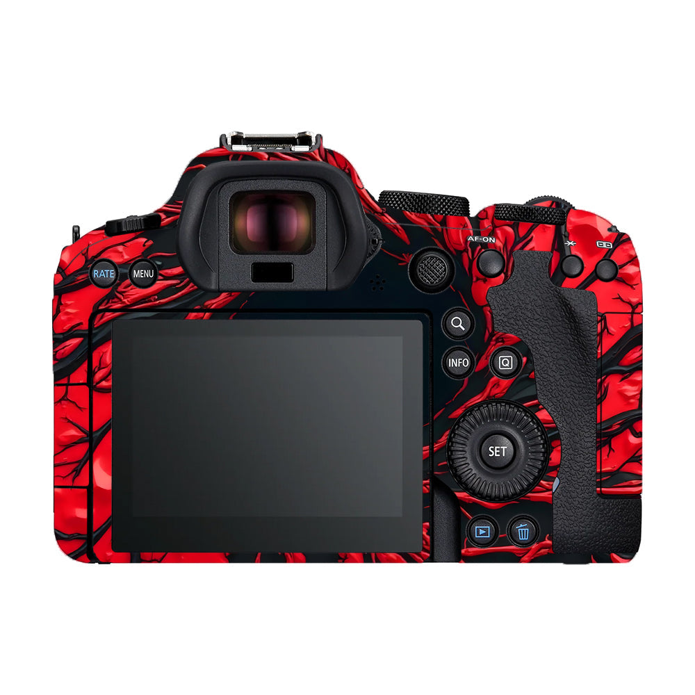 Venom Red Canon EOS R6 Mark II Camera Skins