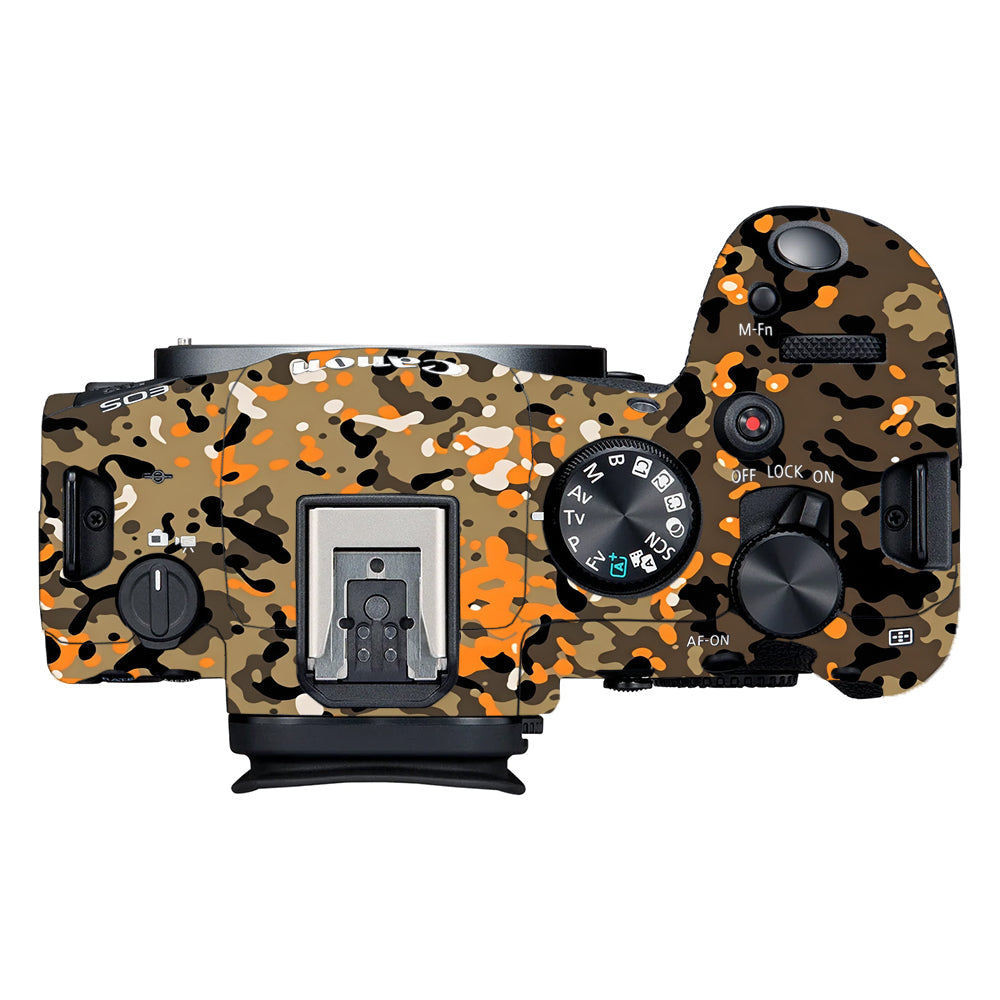 Orange Brown Spot  Canon EOS R6 Mark II Camera Skins