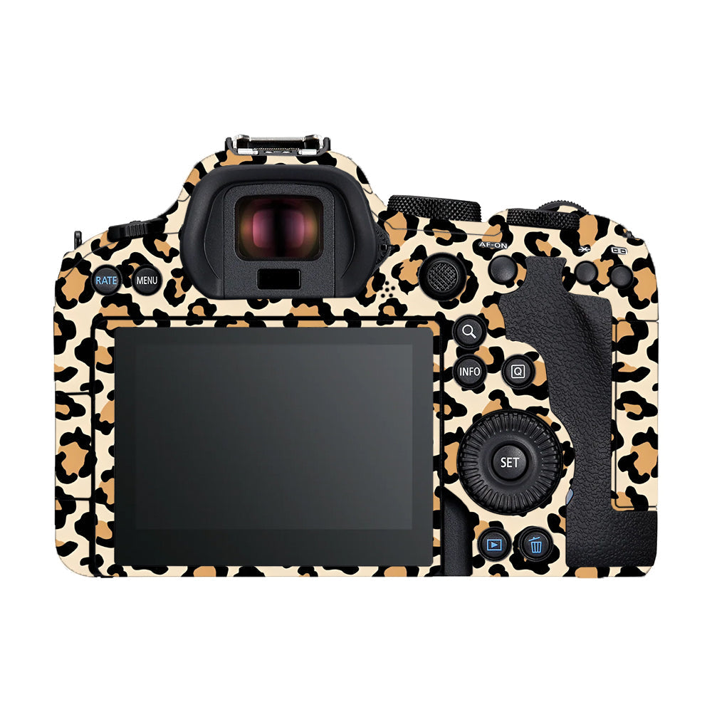 Sandy Leopard Spots Canon EOS R6 Mark II Camera Skins