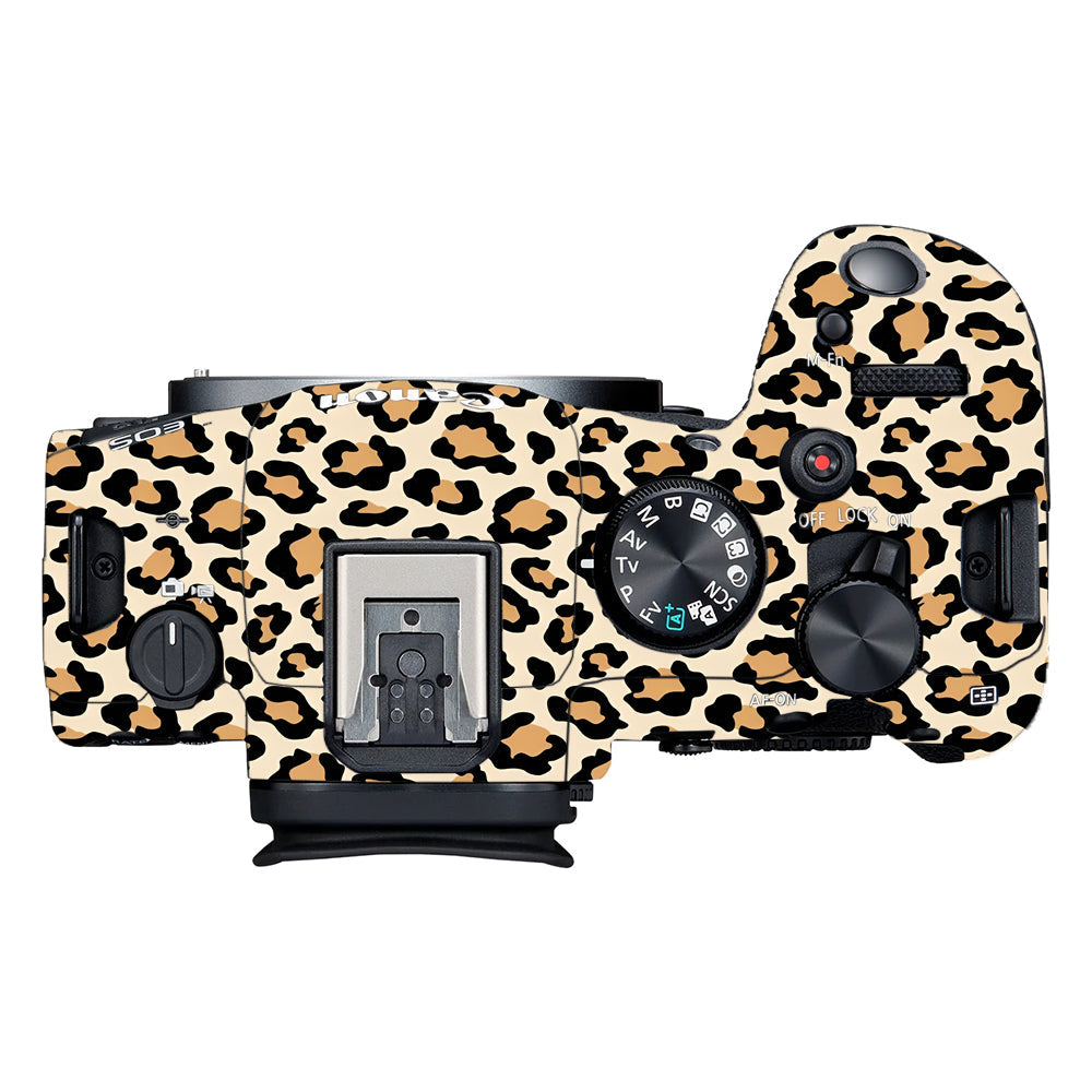 Sandy Leopard Spots Canon EOS R6 Mark II Camera Skins