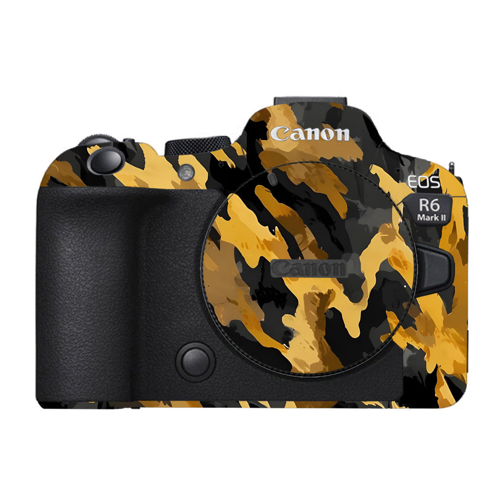Camo Tiger Blend Canon EOS R6 Mark II Camera Skins