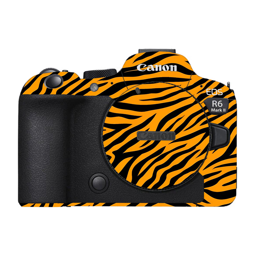 Zebra Gold Pattern Canon EOS R6 Mark II Camera Skins