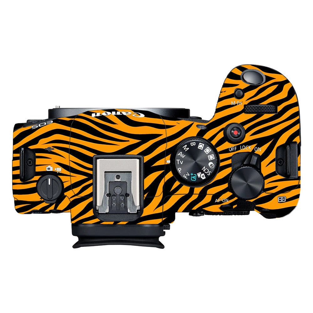 Zebra Gold Pattern Canon EOS R6 Mark II Camera Skins