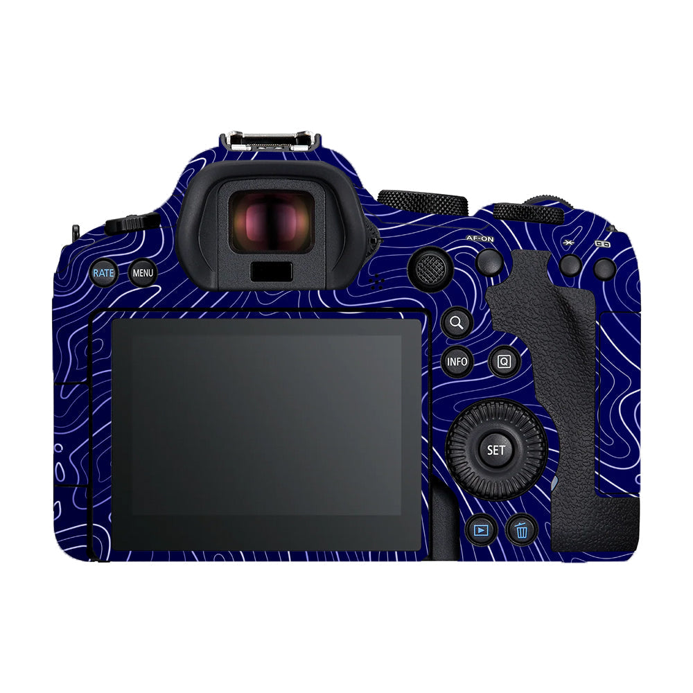 Deep Blue Contour Canon EOS R6 Mark II Camera Skins