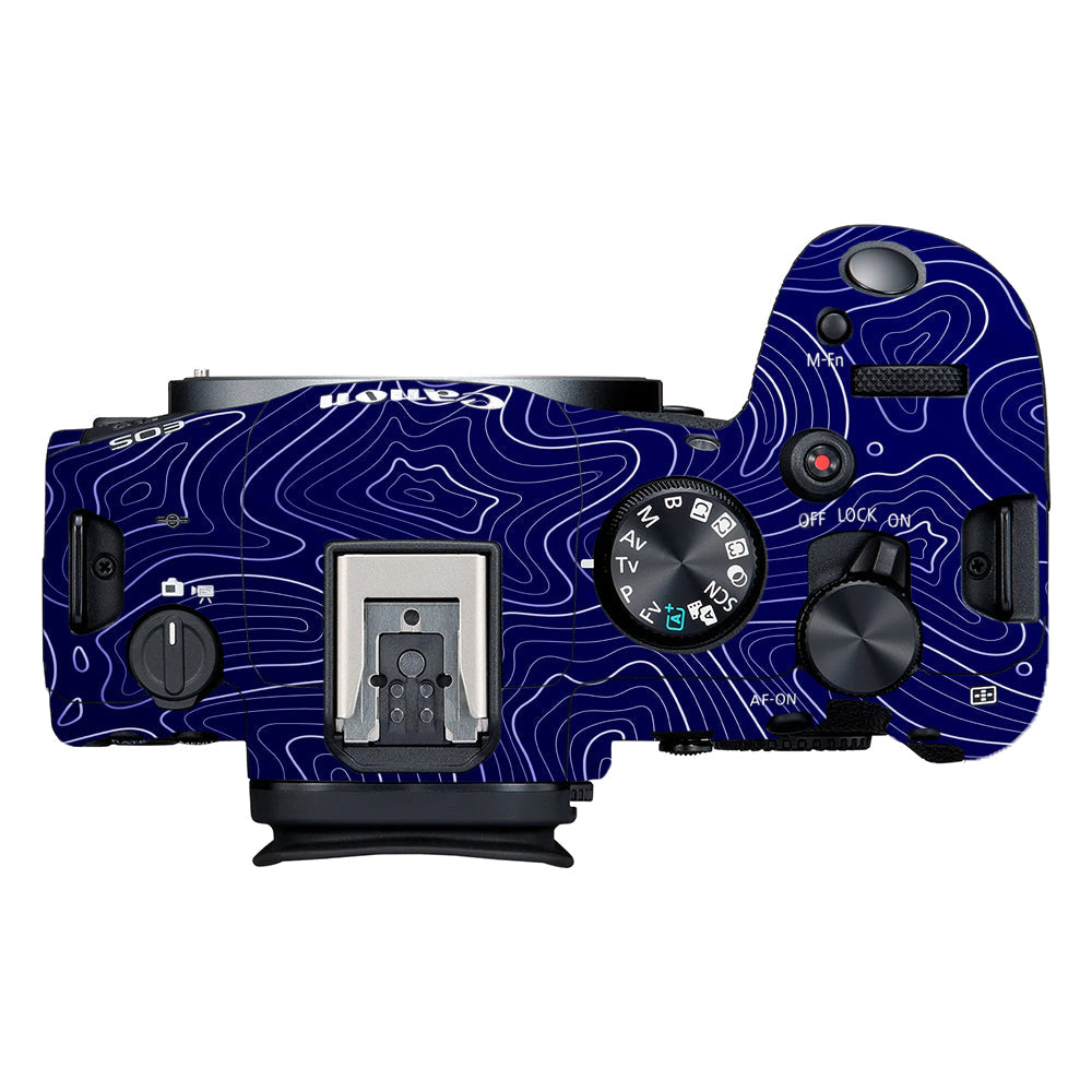 Deep Blue Contour Canon EOS R6 Mark II Camera Skins