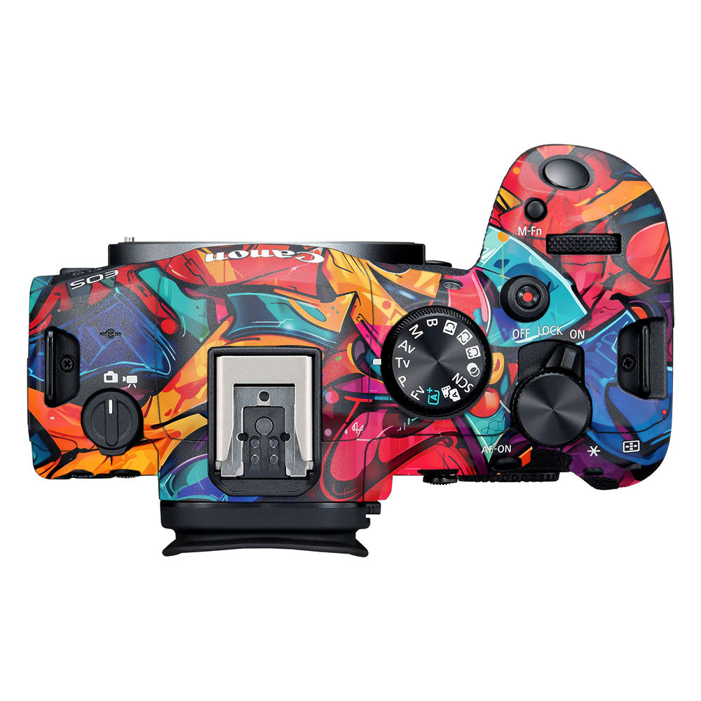 Urban Graffiti Explosion Canon EOS R6 Mark II Camera Skin