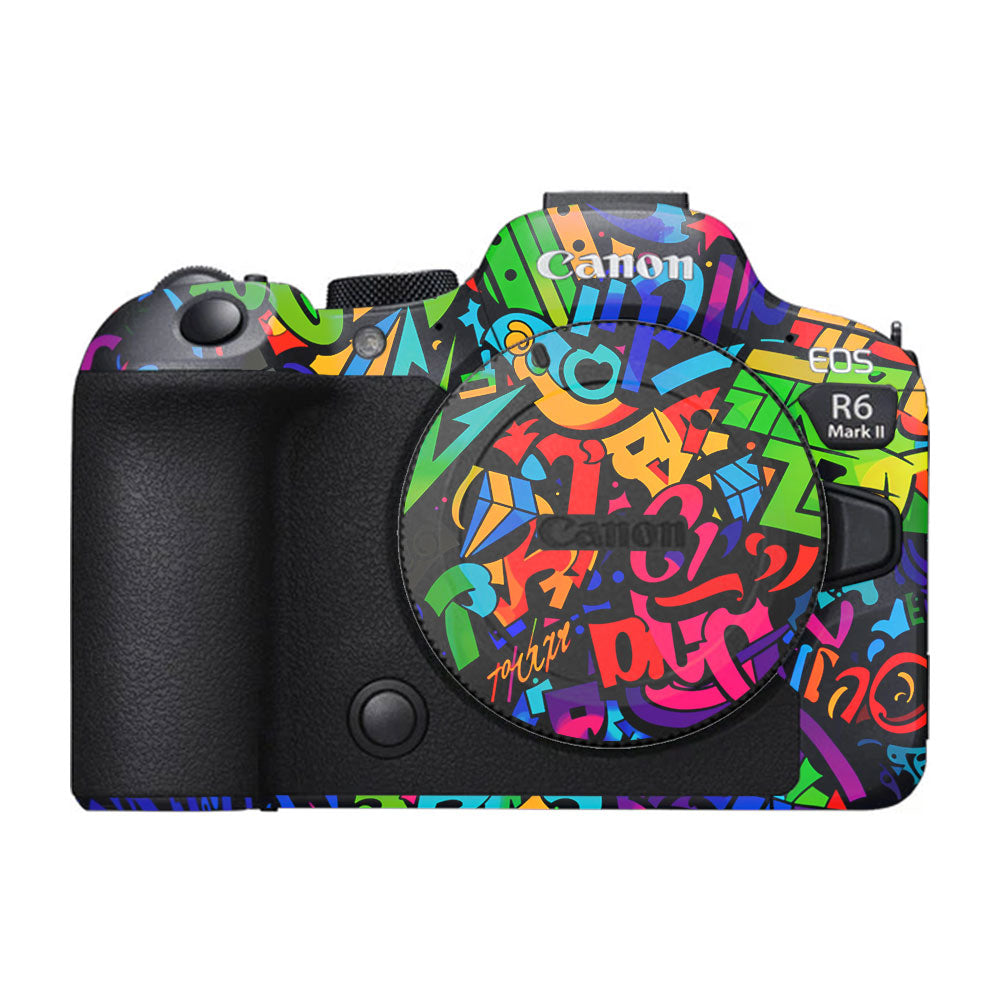 Colorful Urban Street Art Lettering Canon EOS R6 Mark II Camera Skin