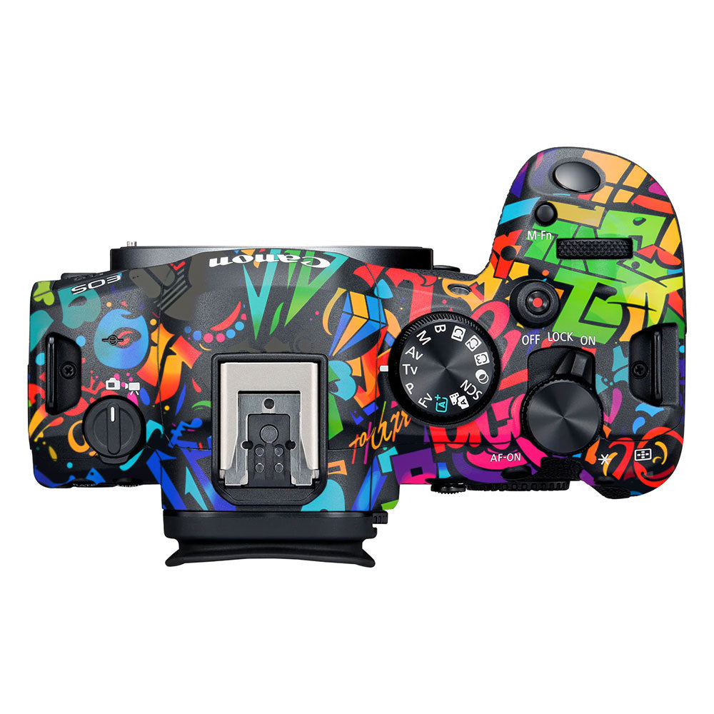 Colorful Urban Street Art Lettering Canon EOS R6 Mark II Camera Skin