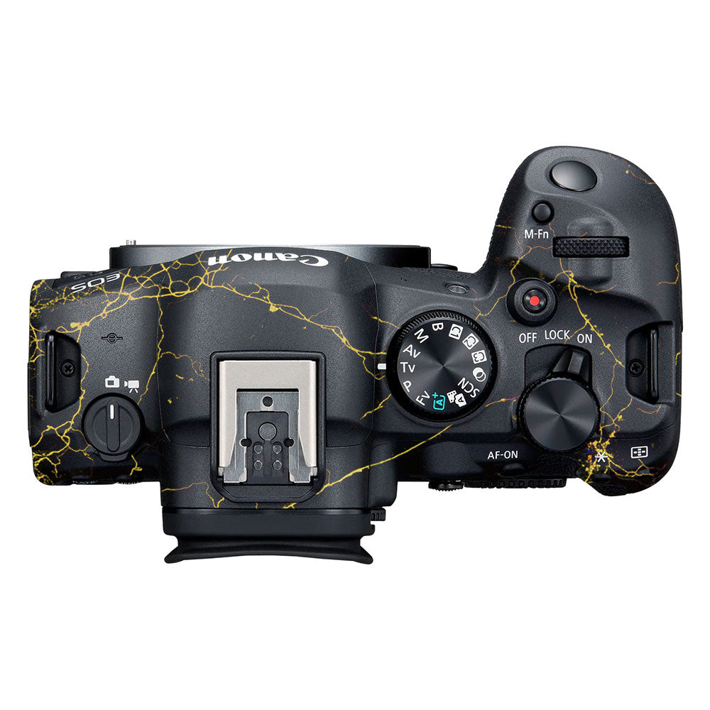 Electric Gold Veins Canon EOS R6 Mark II Camera Skin