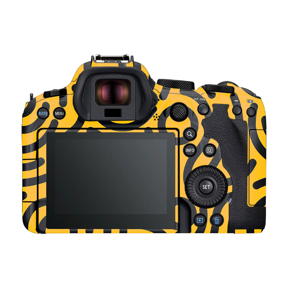 Minimal Yellow Wave Canon EOS R6 Mark II Camera Skin