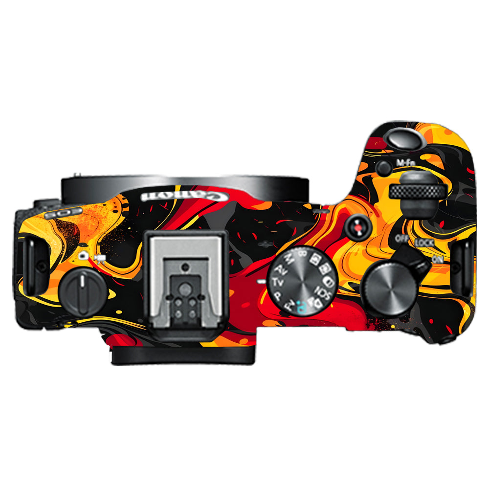 Lava Burst Canon EOS R8 Camera Skins