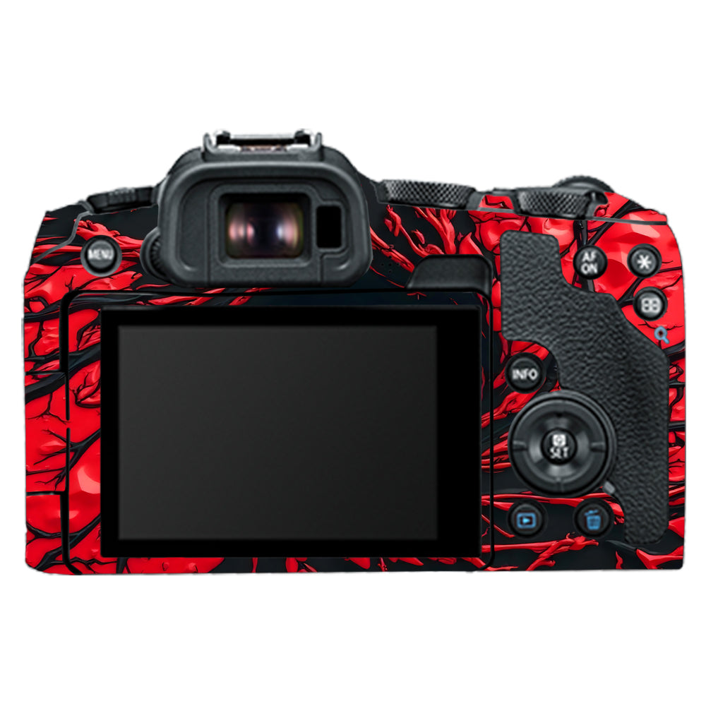 Venom Red Canon EOS R8 Camera Skins