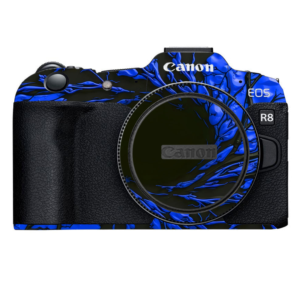 Venom Blue Canon EOS R8 Camera Skins