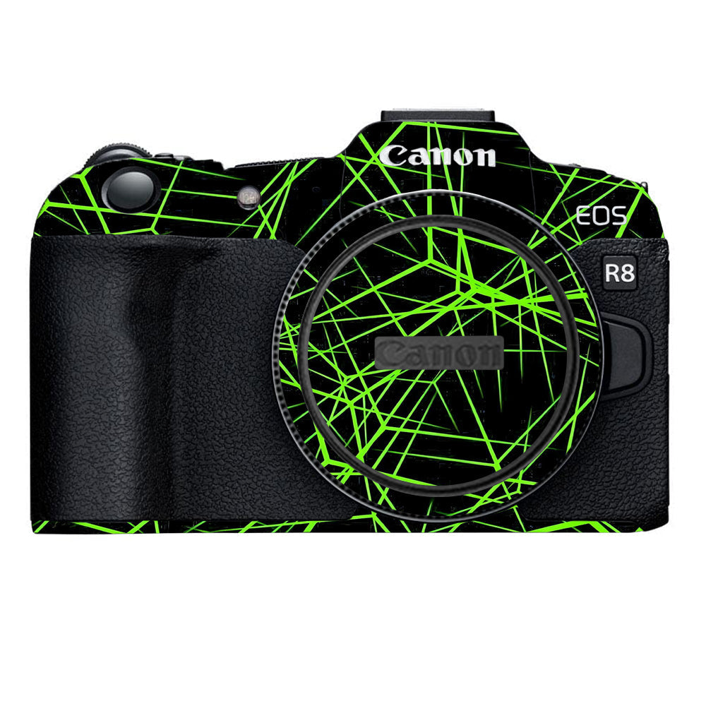 Neon Grid Canon EOS R8 Camera Skins