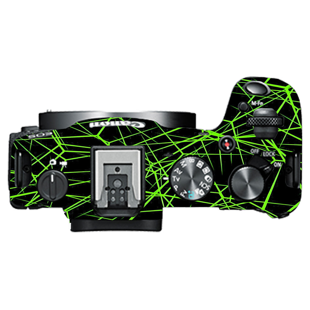 Neon Grid Canon EOS R8 Camera Skins