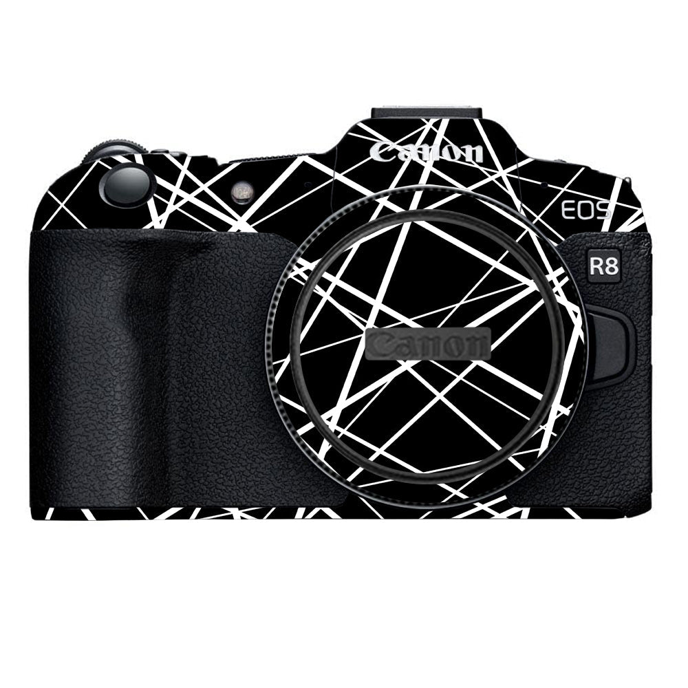 Mono Grid Canon EOS R8 Camera Skins