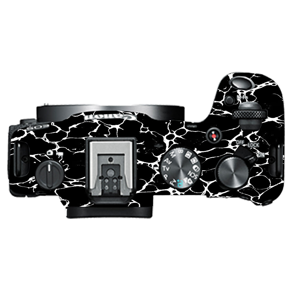 White Web Canon EOS R8 Camera Skins