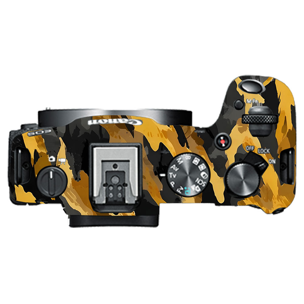 Camo Tiger Blend Canon EOS R8 Camera Skins