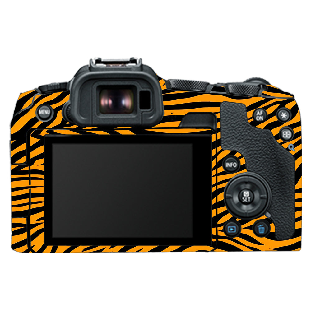 Zebra Gold Pattern Canon EOS R8 Camera Skins