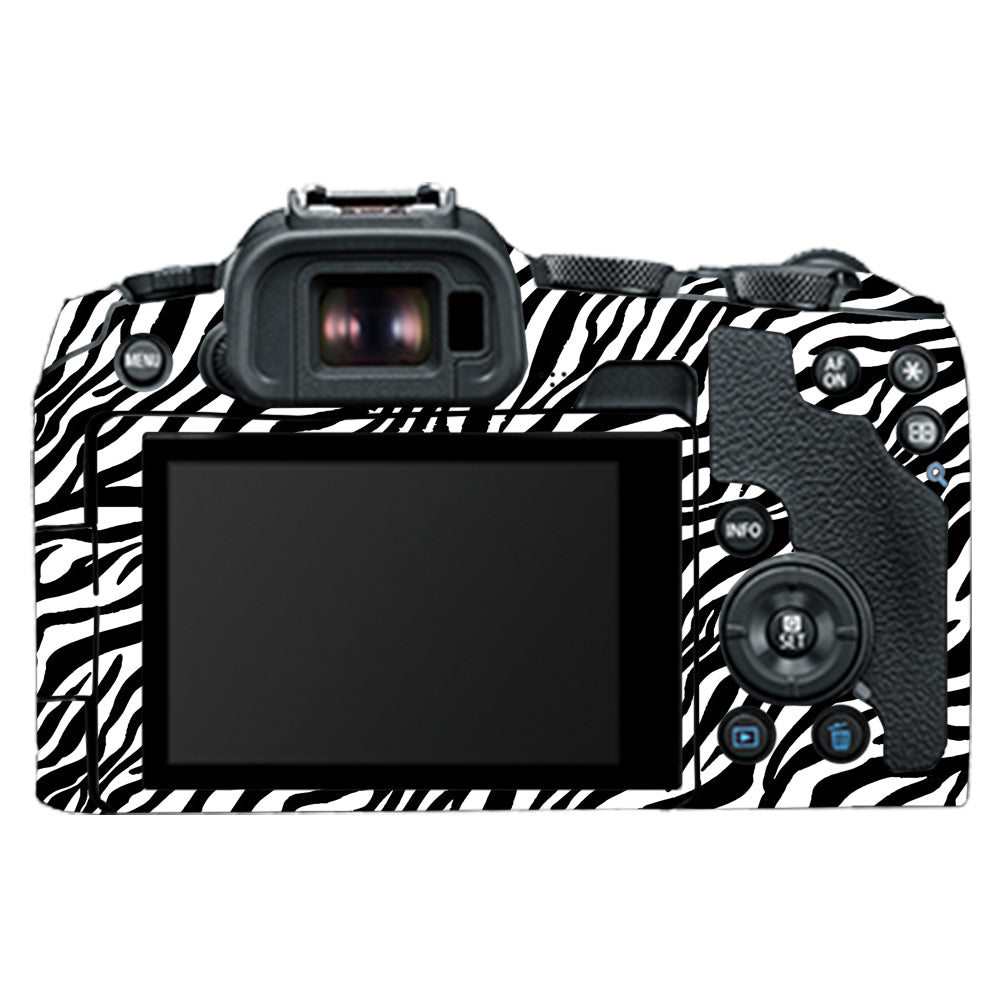 Classic Zebra Stripes Canon EOS R8 Camera Skins