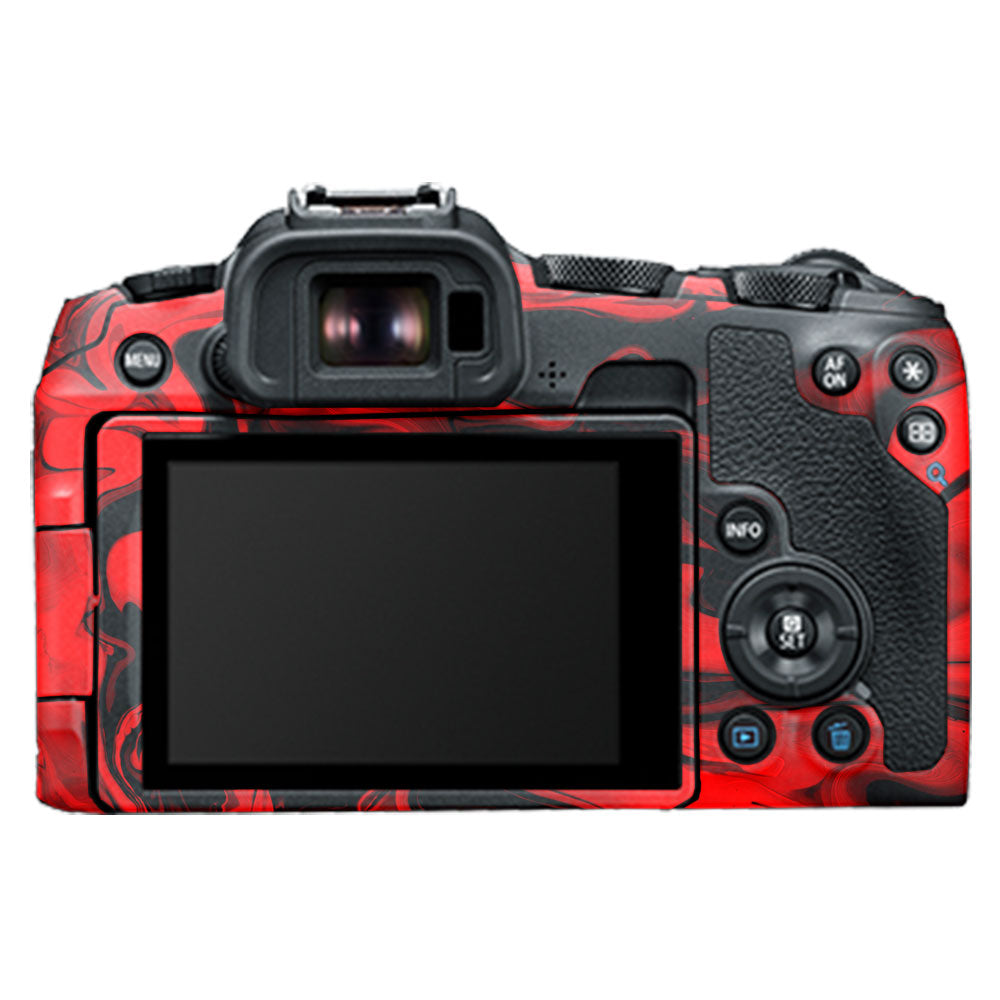 Red Lava Flow Canon EOS R8 Camera Skin