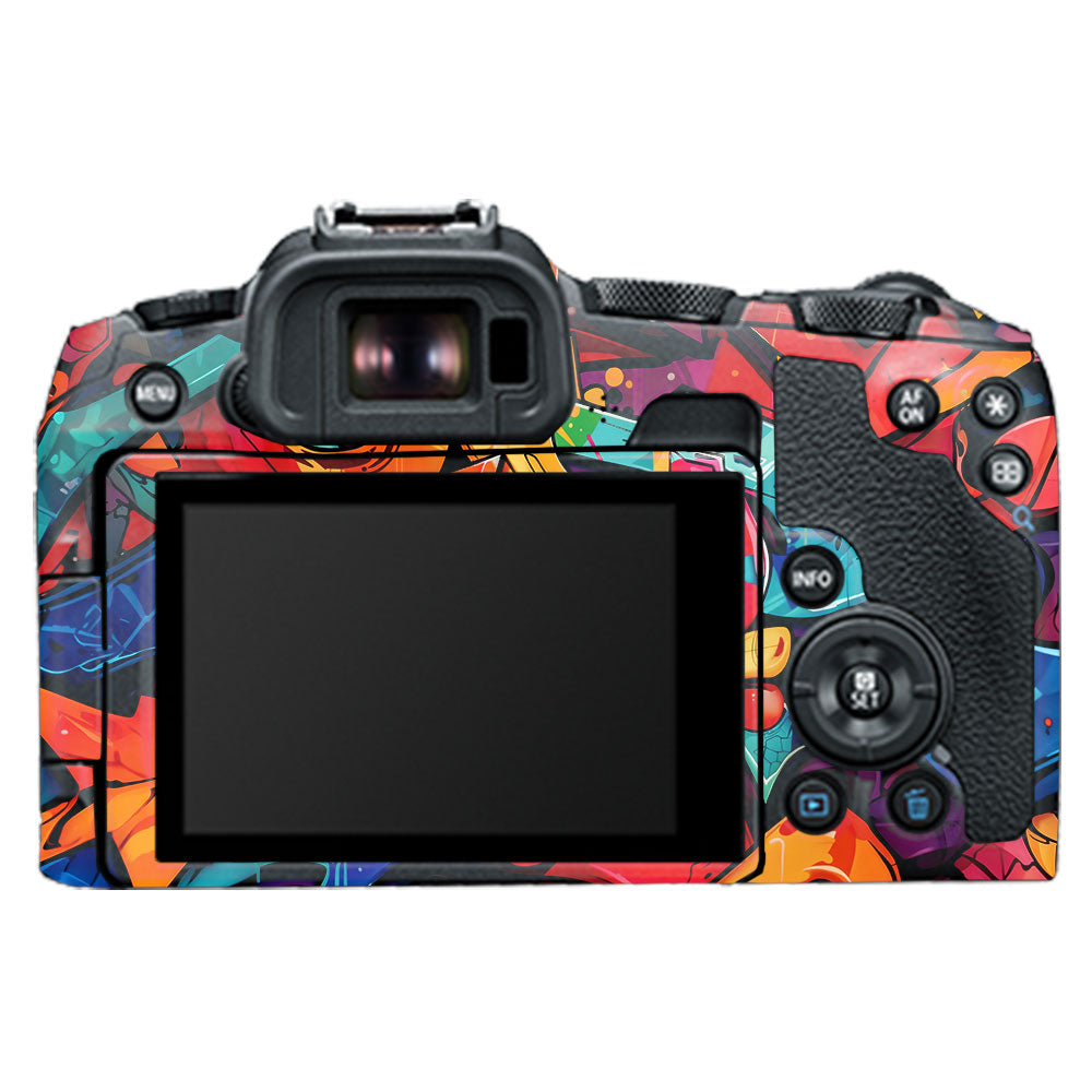 Urban Graffiti Explosion Canon EOS R8 Camera Skin