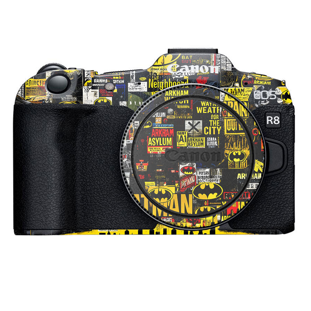 Batman Collage Canon EOS R8 Camera Skin