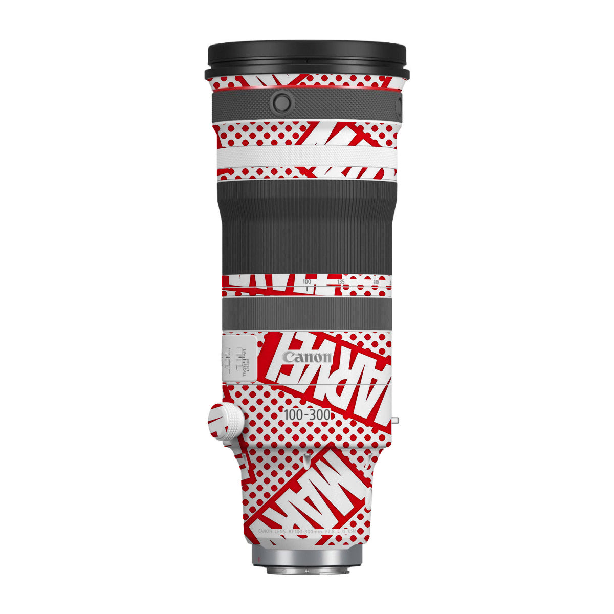 Marvel Comics Canon RF 100-300mm F/2.8 L IS USM Camera Lens Skin