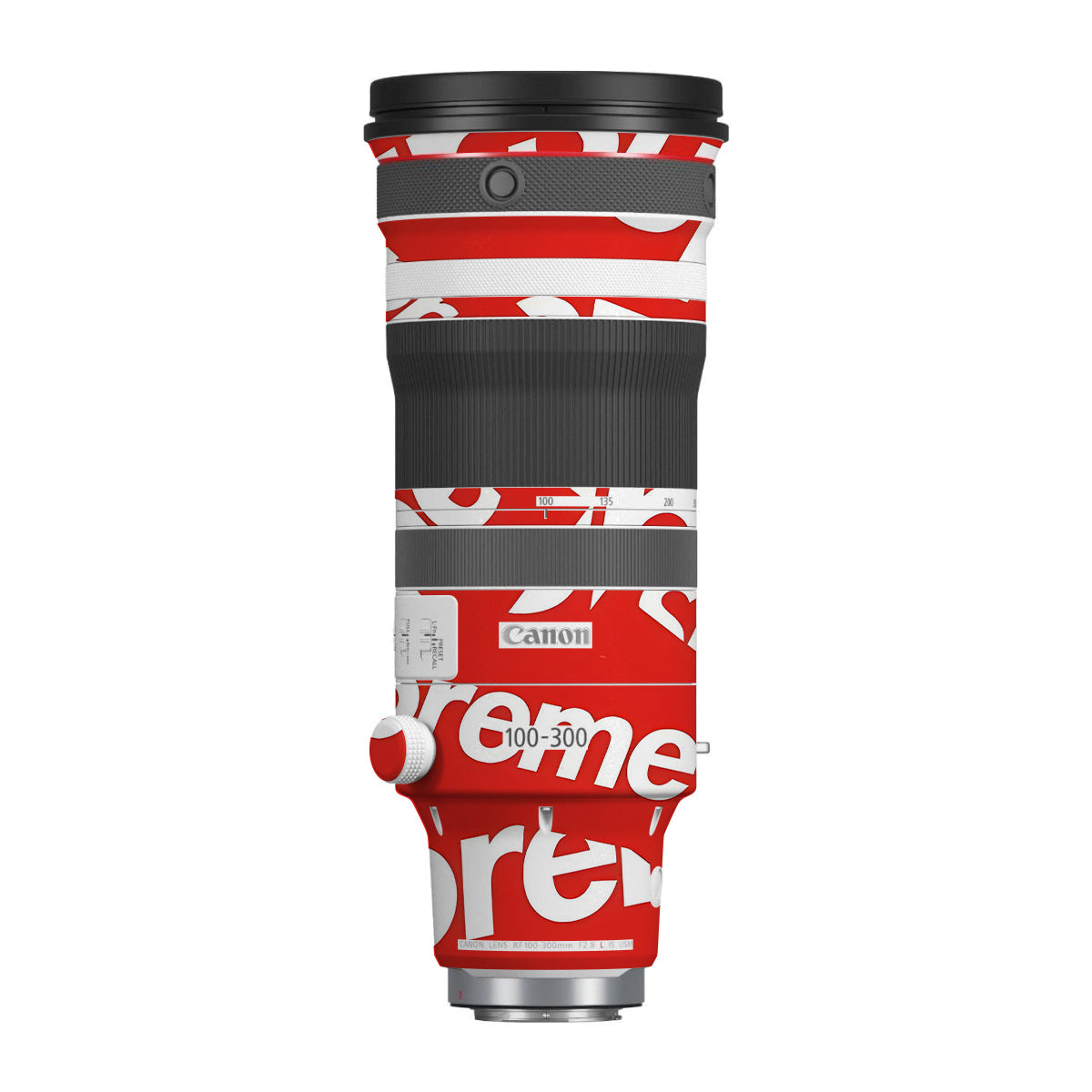 Supreme Red Canon RF 100-300mm F/2.8 L IS USM Camera Lens Skin