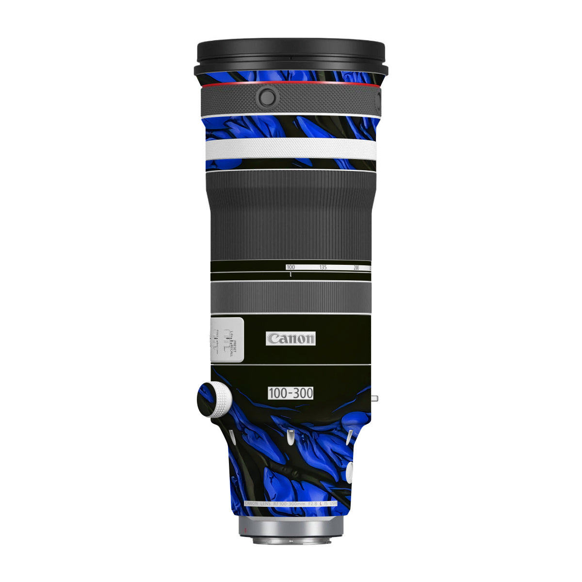 Venom Blue Canon RF 100-300mm F/2.8 L IS USM Camera Lens Skin