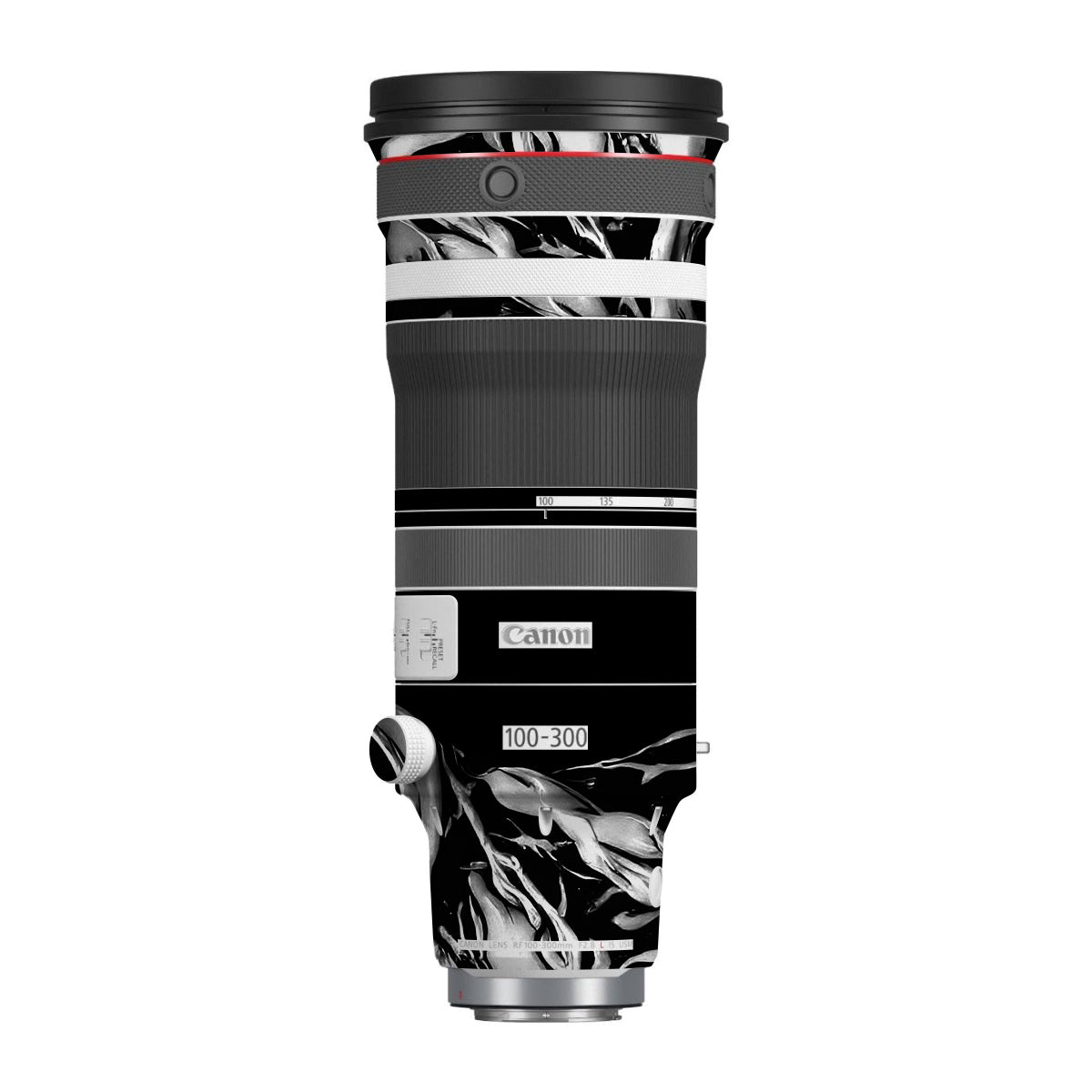 Venom Black Canon RF 100-300mm F/2.8 L IS USM Camera Lens Skin