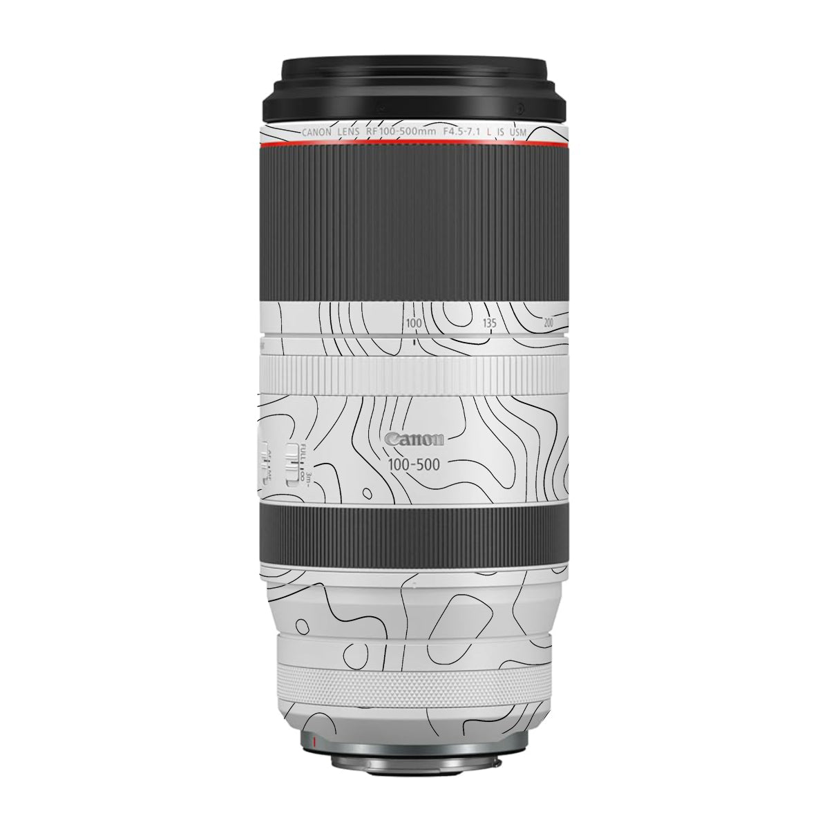 White Contour Design Canon RF 100-500mm F4.5-7.1 L IS USM Camera Lens Skin