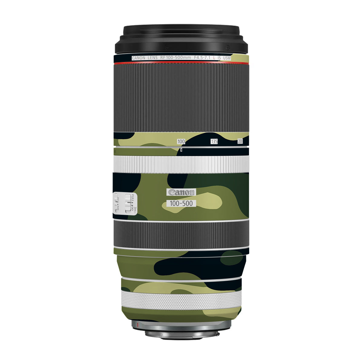 Forest Green Camo Canon RF 100-500mm F4.5-7.1 L IS USM Camera Lens Skin