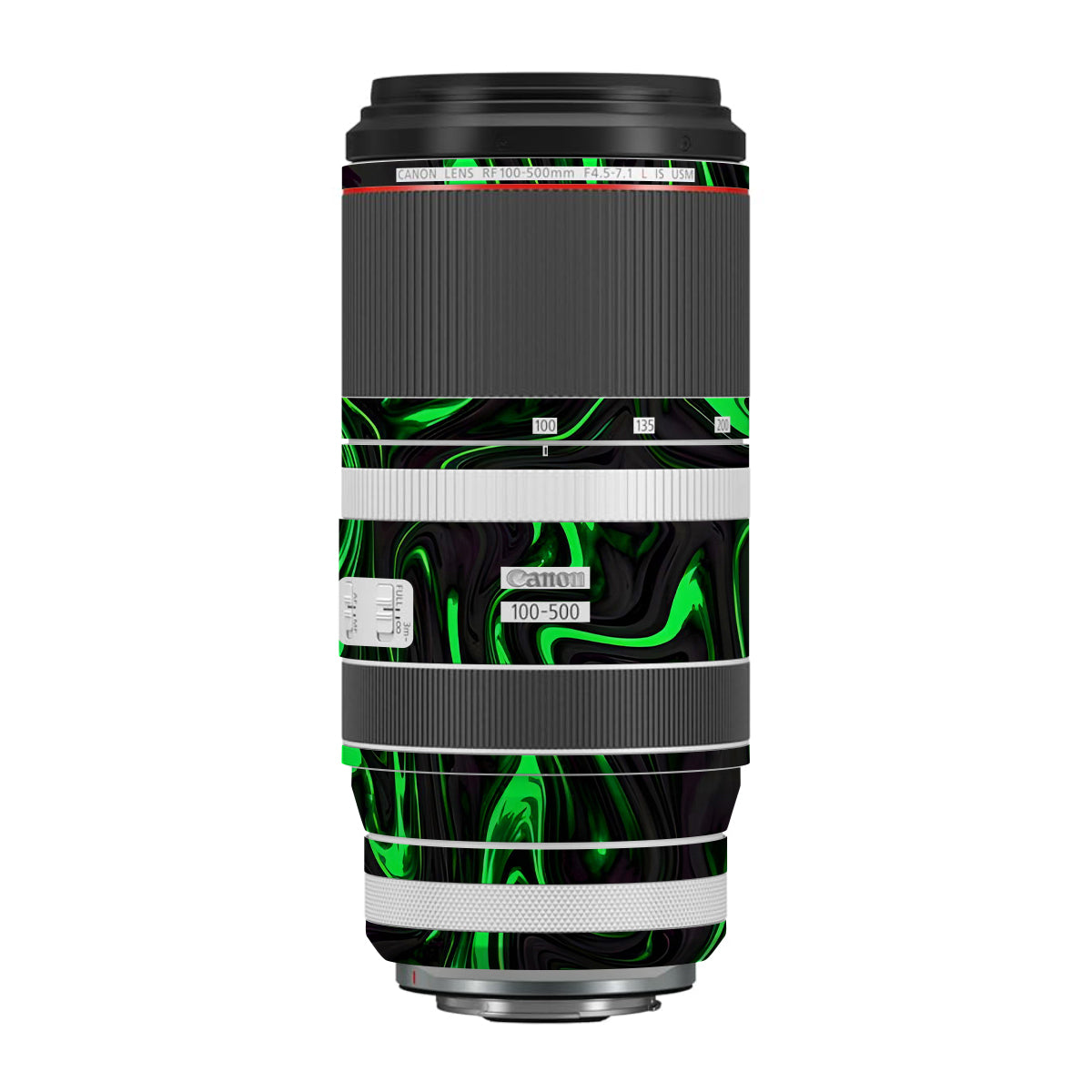 Green Liquid Pattern Canon RF 100-500mm F4.5-7.1 L IS USM Camera Lens Skin