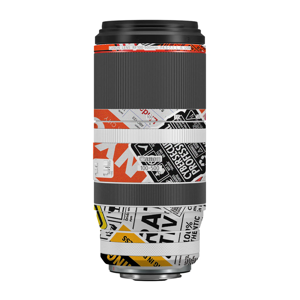 Tech Aesthetic Sticker Collage Canon RF 100-500mm F4.5-7.1 L IS USM Camera Lens Skin