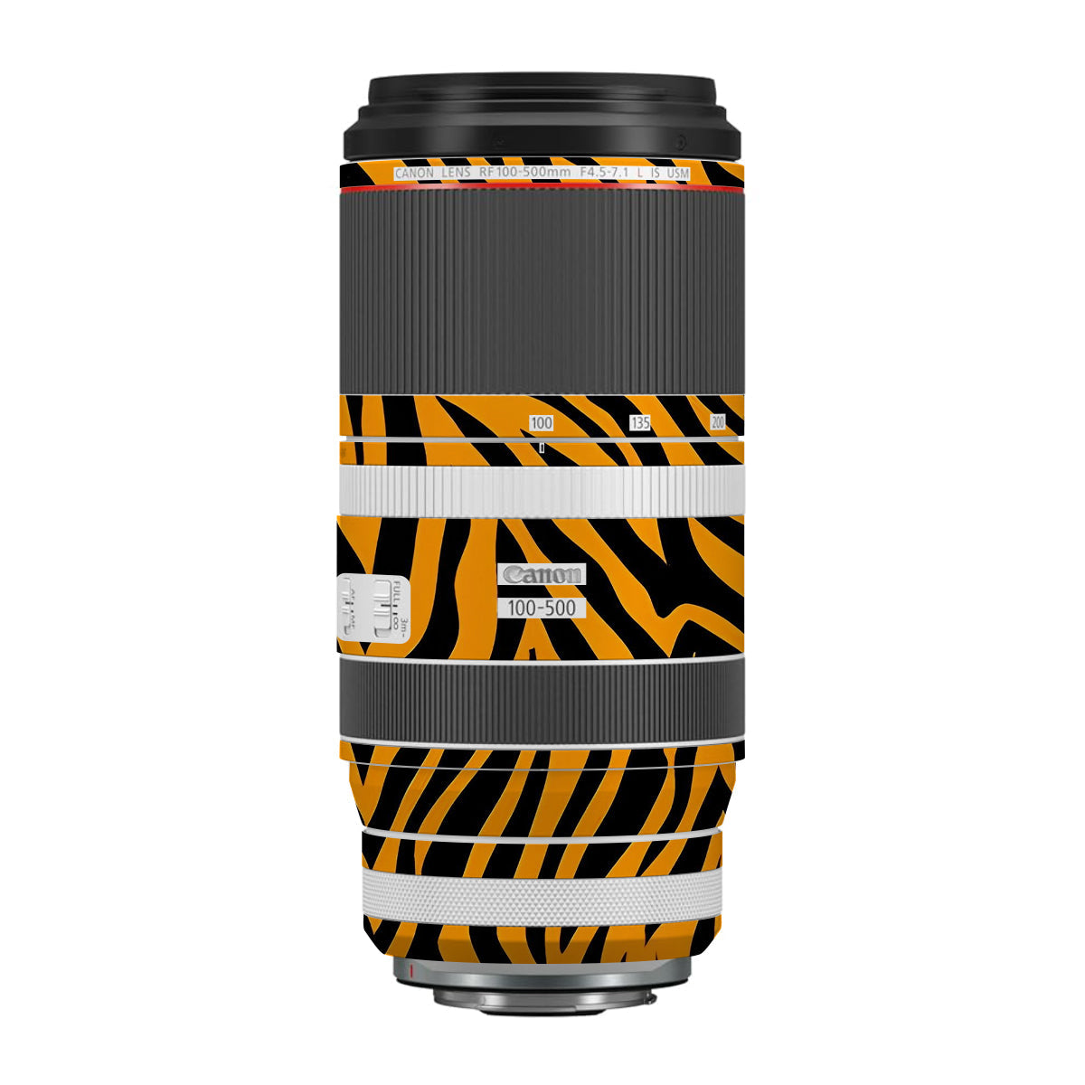 Zebra Gold Pattern Canon RF 100-500mm F4.5-7.1 L IS USM Camera Lens Skin