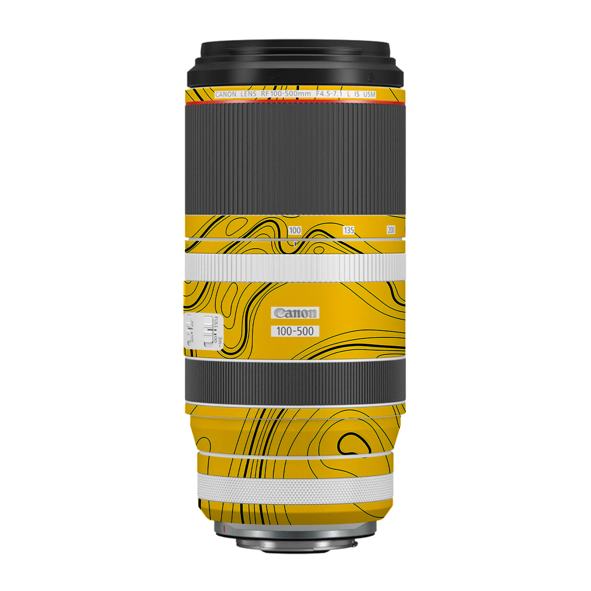Topographic Map Pattern Canon RF 100-500mm F4.5-7.1 L IS USM Camera Lens Skin