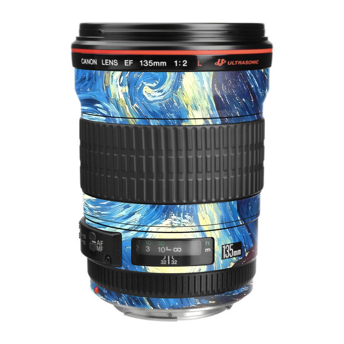 Starry Night Art Canon EF 135mm F/2L USM Camera Lens Skin